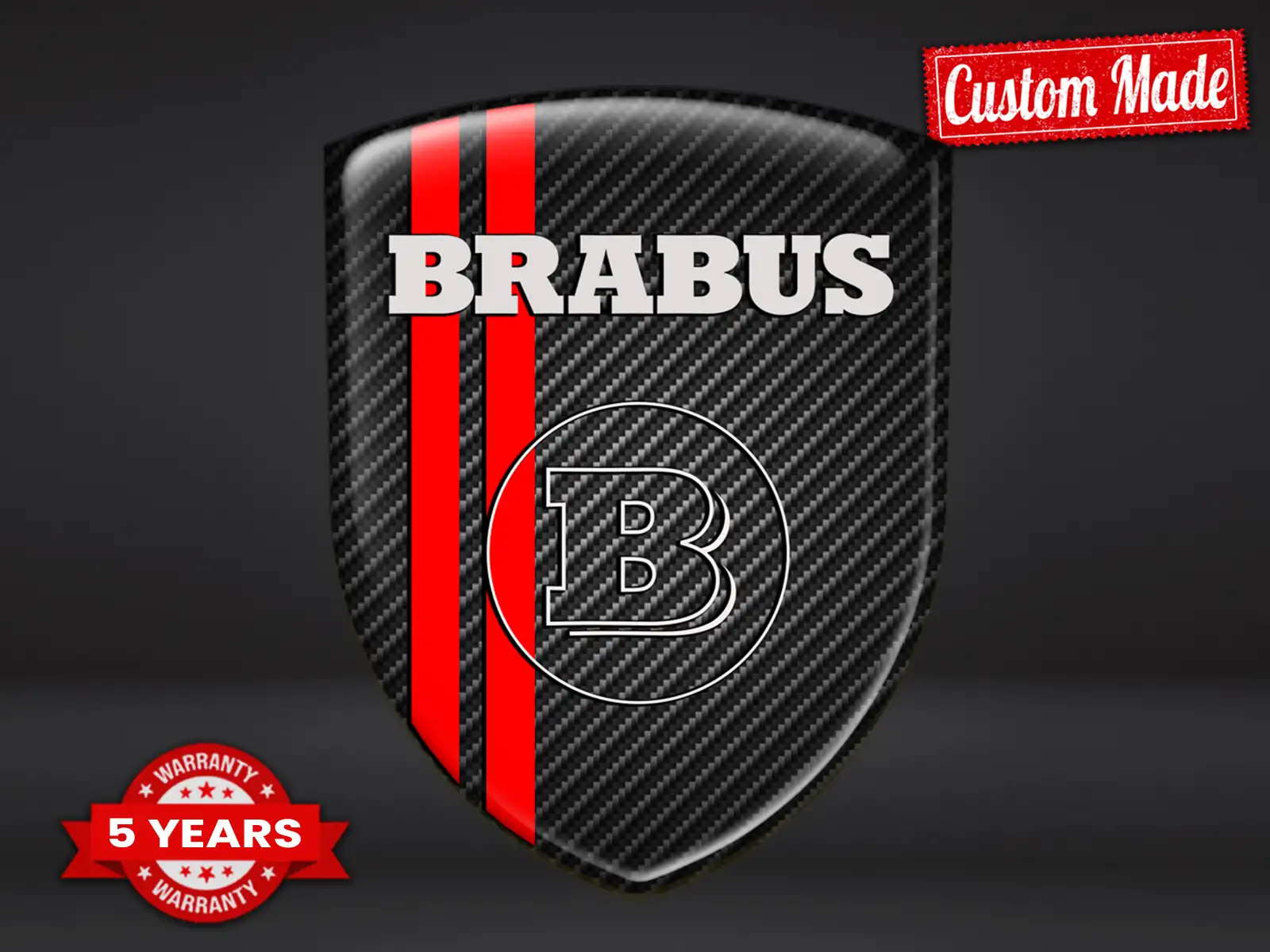 Brabus Autoembleme Hochwertig Anpassbar Design